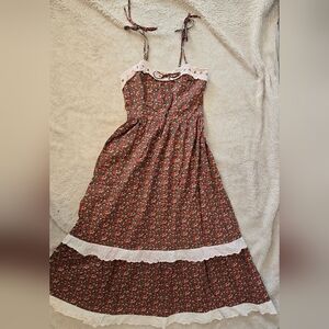 SOLD Christy Dawn Emma Dress In Evergreen Apple Harvest, XS